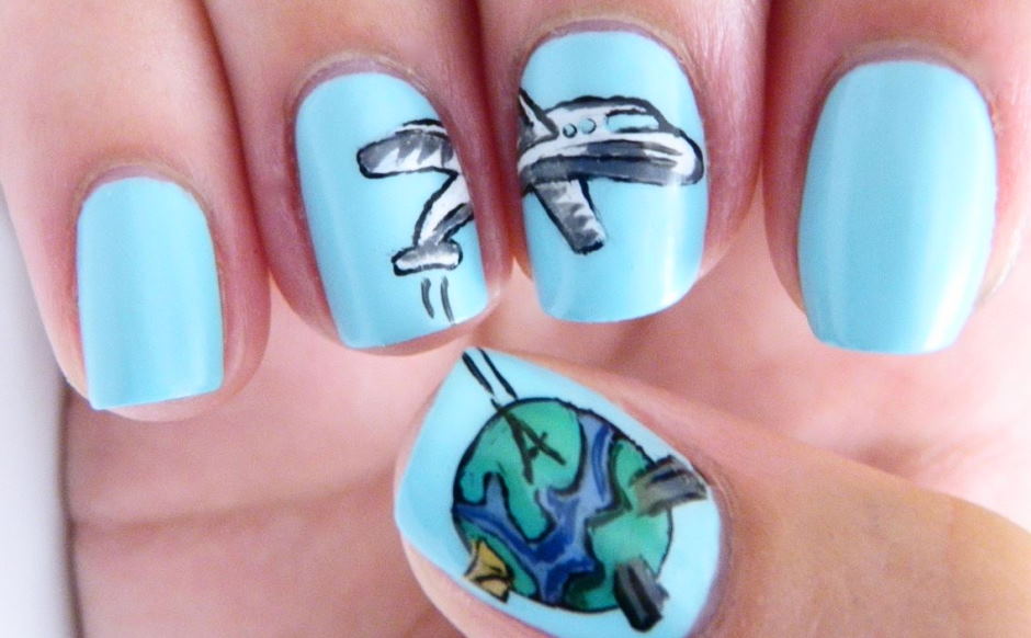 nails designs for travelers